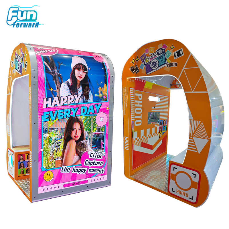  Screen Photo Booth Machine Coin Operated Instant Print Selfie Arcade Device