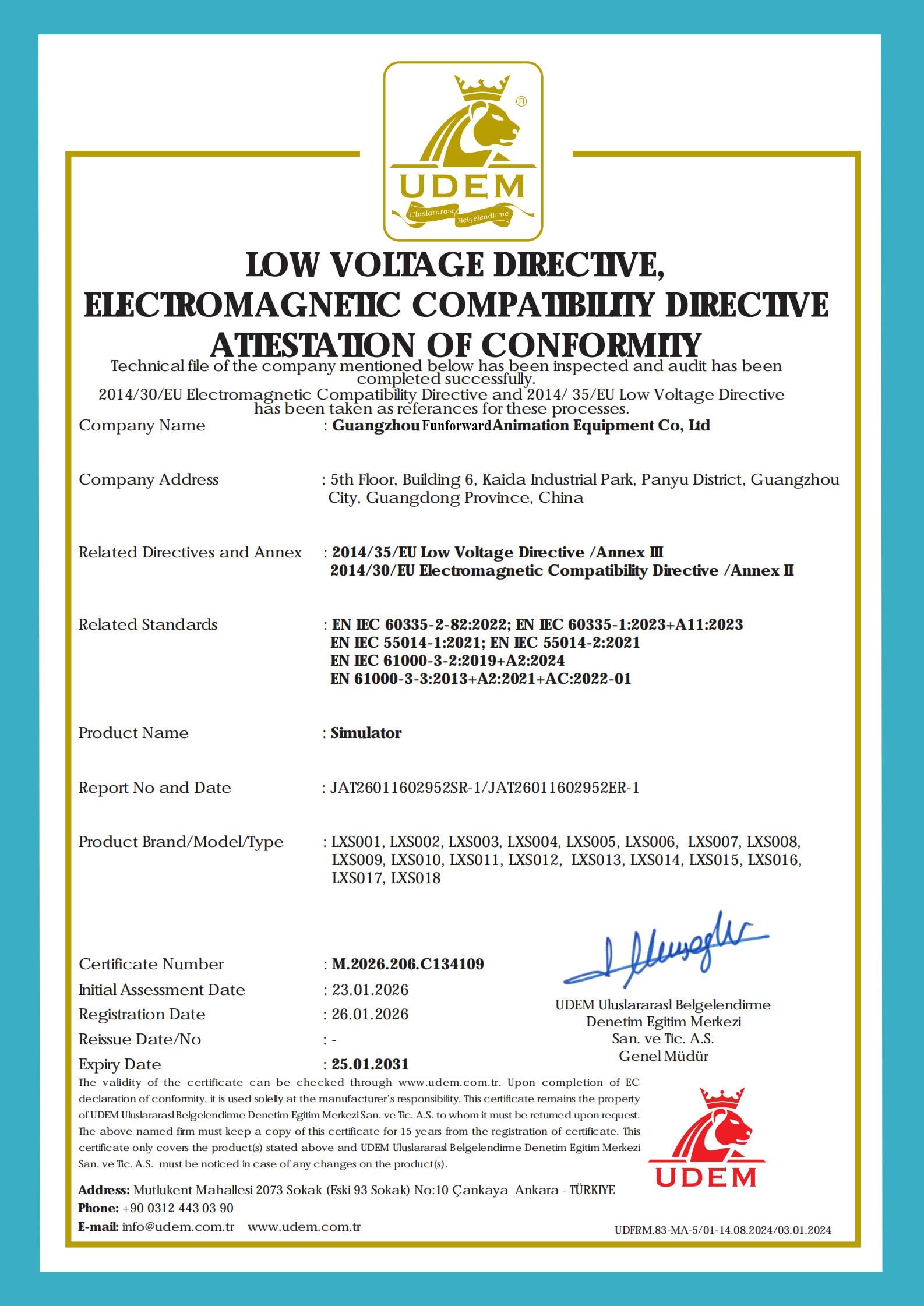 certification
