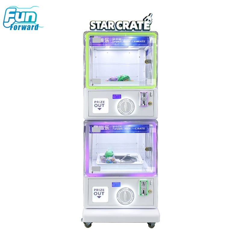 Double Layer Capsule Toy Vending Machine Commercial  Dispenser for Arcade and Retail Store