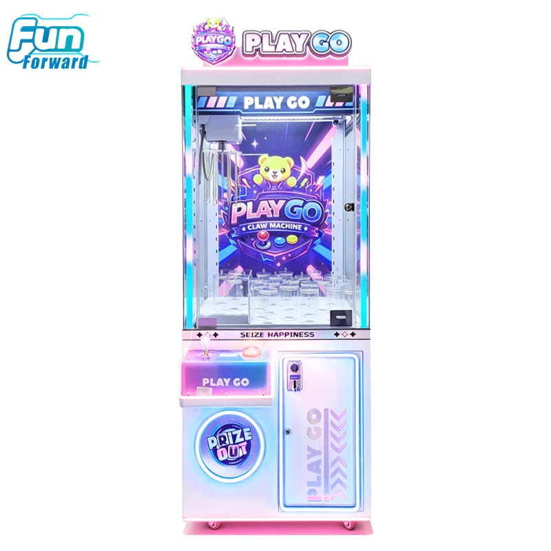 Custom Logo Cola Can Grab Machine Beverage Crane Claw Machine for Brand Promotion and Shopping Mall Event Attraction