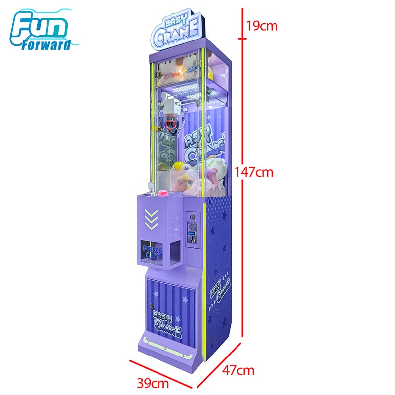 Luxury LED Glow Claw Machine Indoor Commercial Toy Catching Game