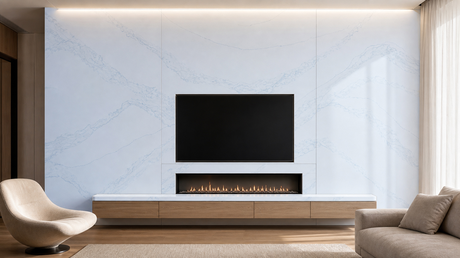 Quartz Calacatta 6374
