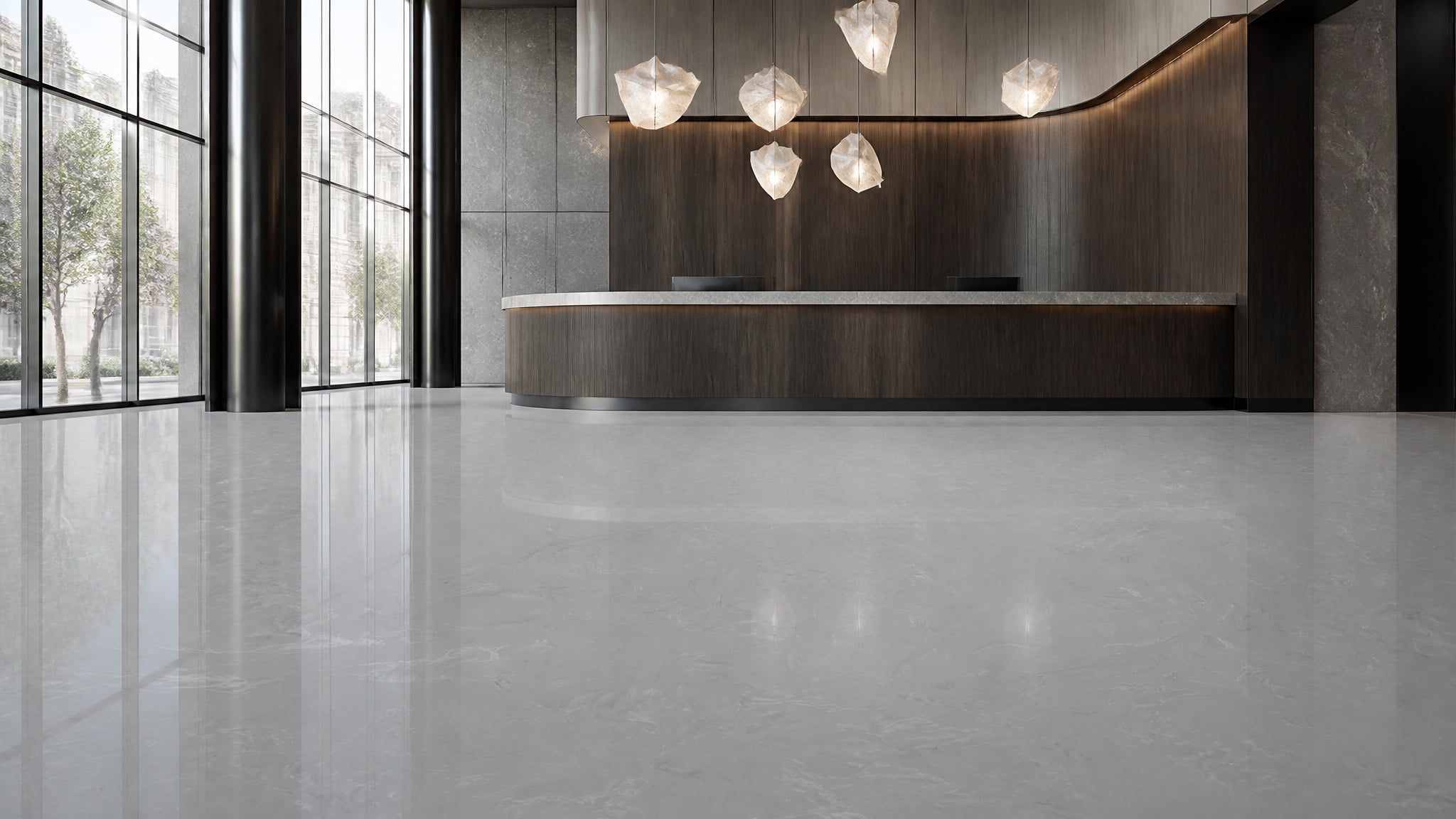 Lotus White Marble 
