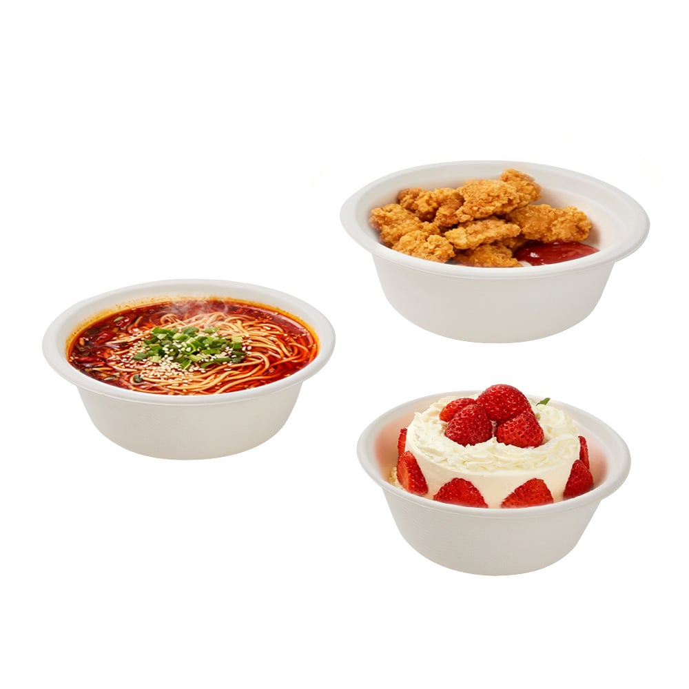 SUGARCANE BAGASSE BOWLS-350ml BOWL