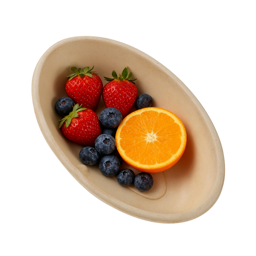 SUGARCANE BAGESSE BOWLS-22*14*6cm FRUIT SALAD BOWL