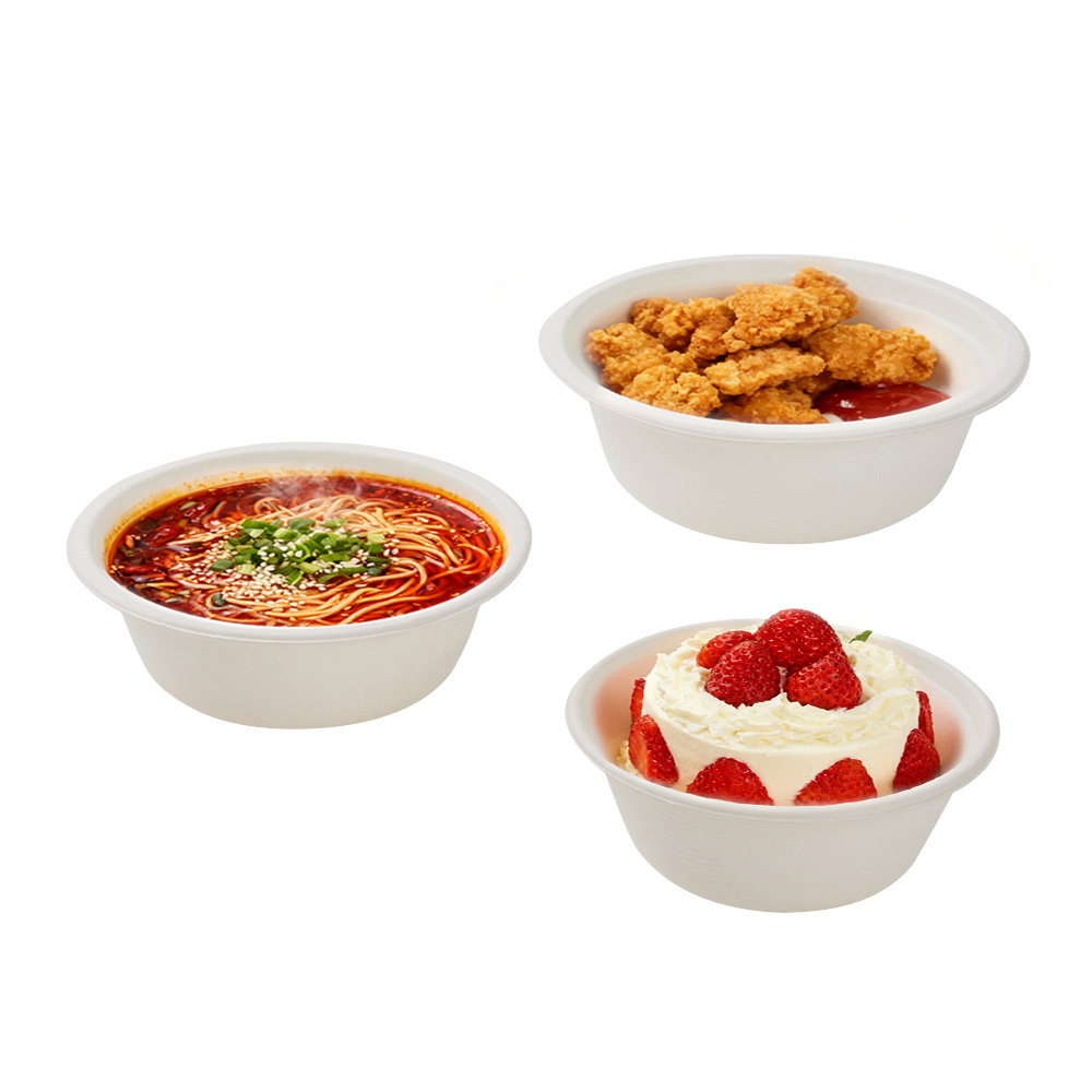 SUGARCANE BAGESSE BOWLS-500ml BOWL