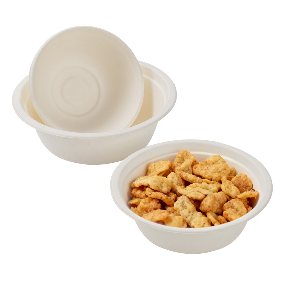 Premium Food-Grade Sugarcane Bagasse Bowls for Eco-Friendly Use