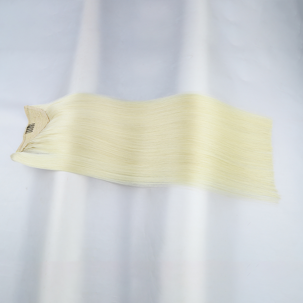 Custom Private Label Real Hair Pony Tails Hair Extensions