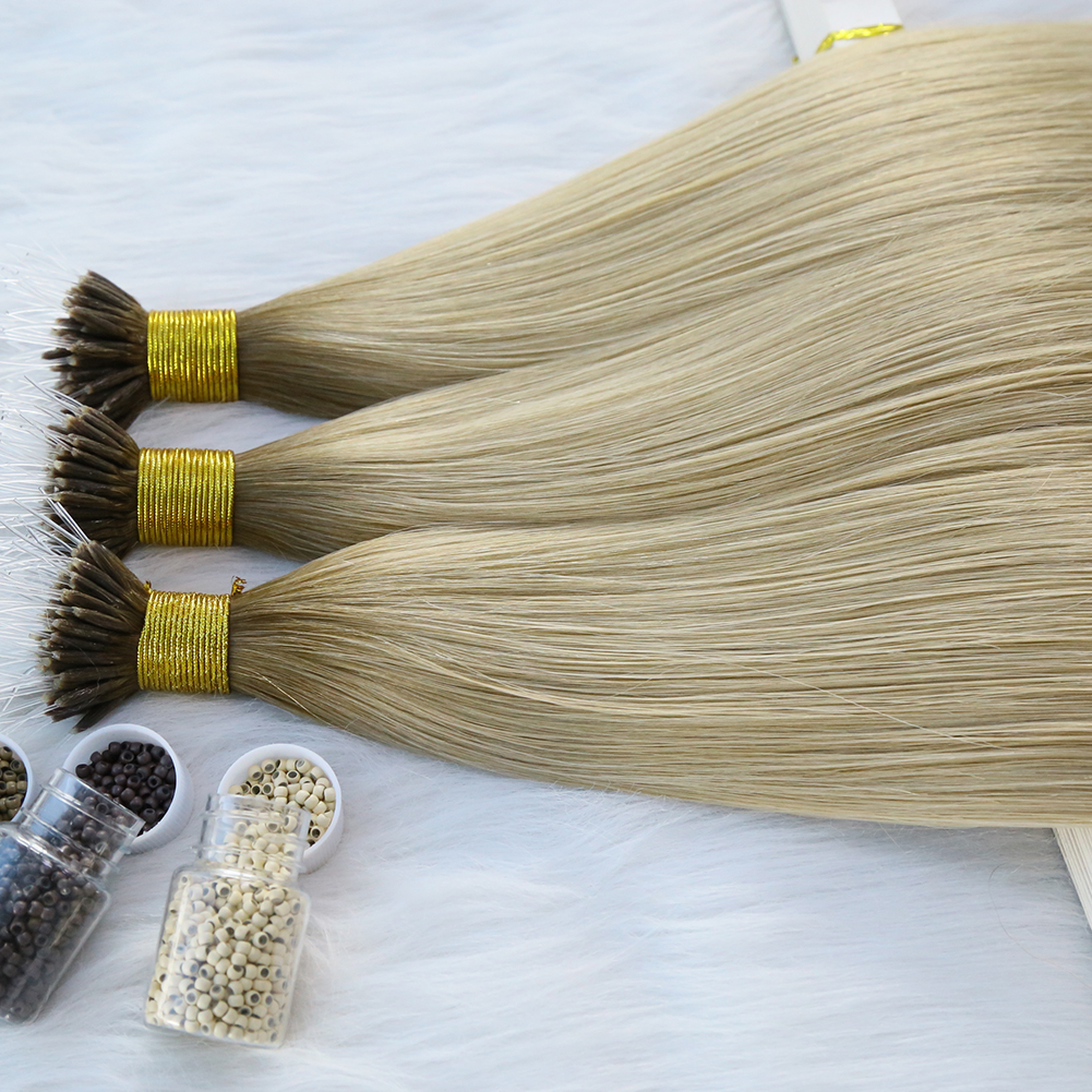 Custom Private Label 100% Virgin Human Hair F Tip Hair Extensions