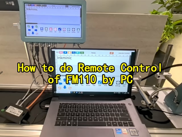 How to do  Remote Control of FM110 by PC