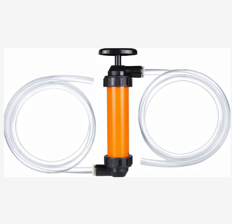 Manual Siphon Pump for Gasoline, Multi-Use Fluid Transfer Pump for Oil, Water, Fuel