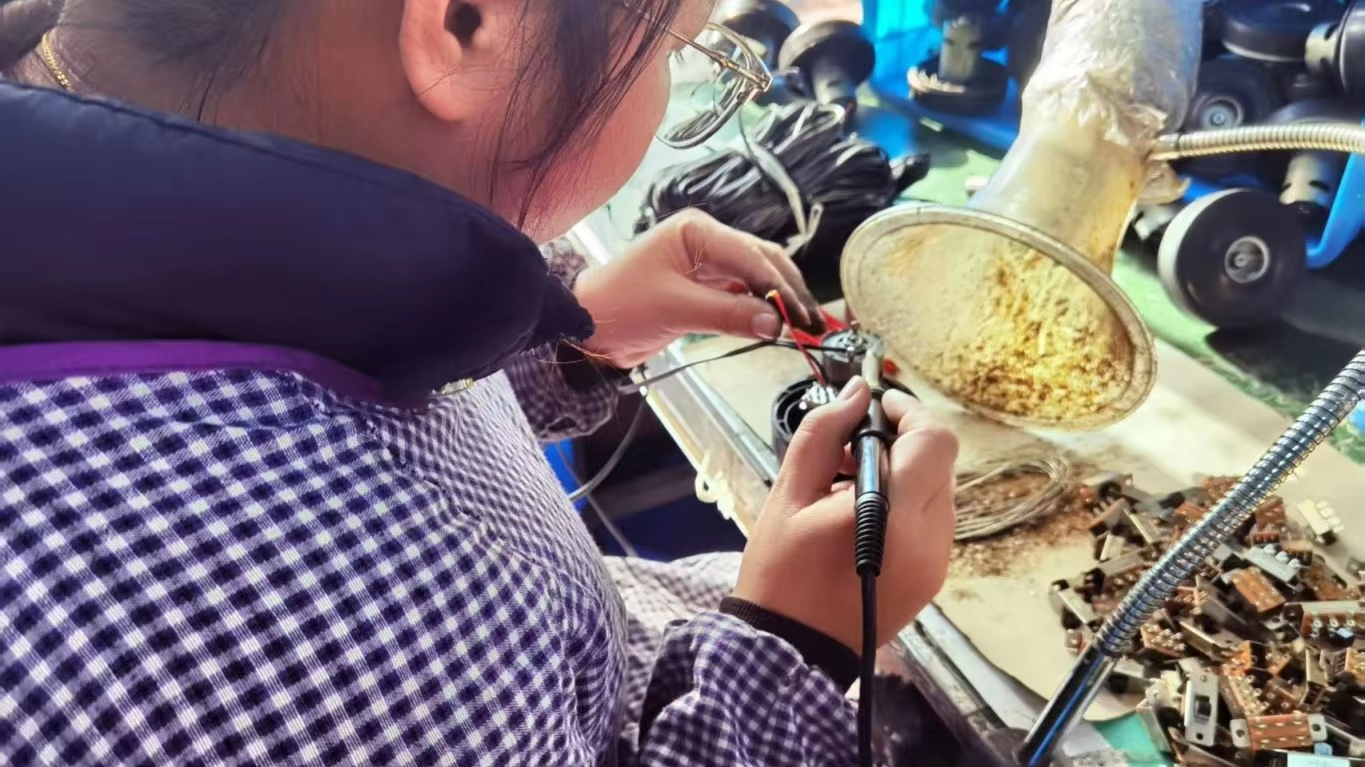 PCB soldering — precision electronic assembly for Fitco tire inflator circuit boards