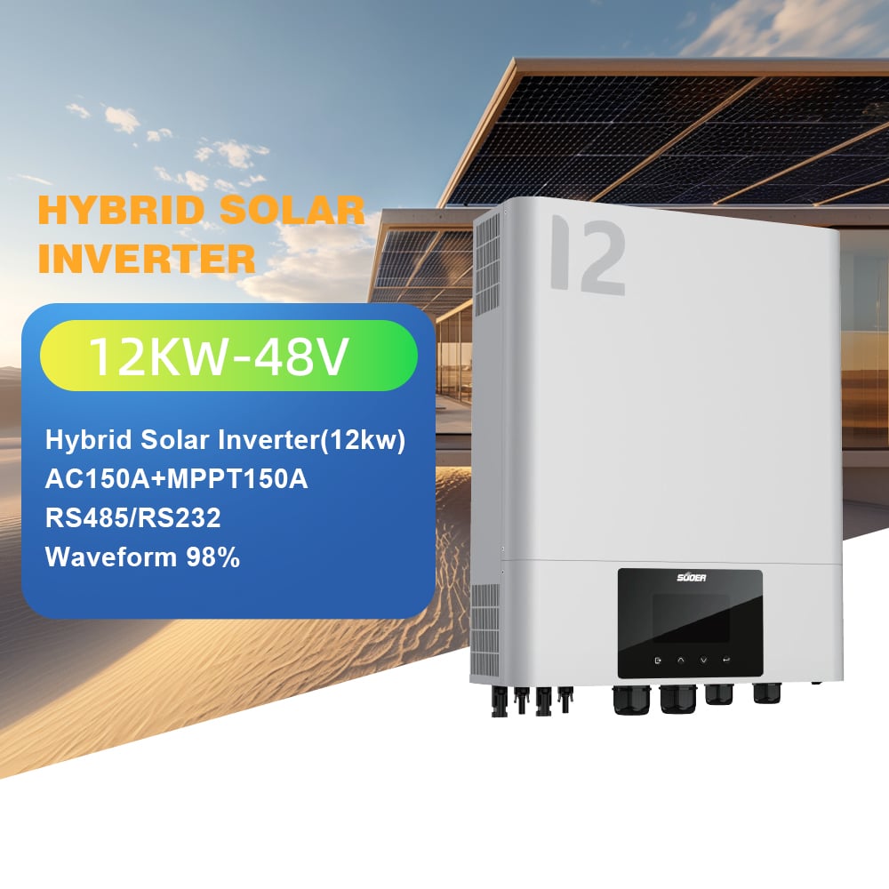 ລະບົບພະລັງງານ VMS-12kw ສຳລັບຂາຍ, ເຄື່ອງປ່ຽນແປງໄຟຟ້າລວມແສງຕາເວັນອັດຈະລິຍະ 12kw ພ້ອມເຄື່ອງຊາດແສງຕາເວັນ MPPT