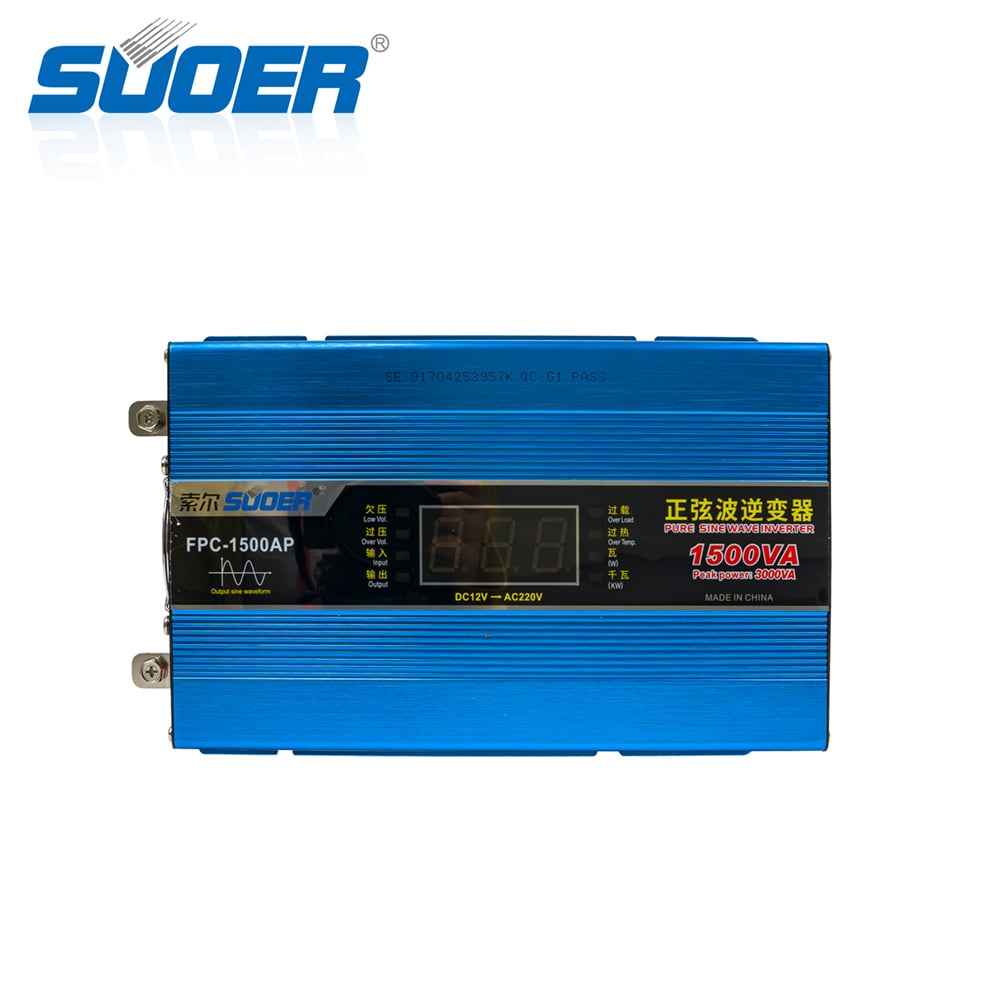 FPC-1500AP 1500 Watt inverter OEM off-grid 12VDC 1500W čisti sinus valni inverter snage