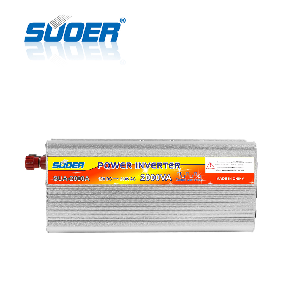 SUA-2000A 220 V 12 V vekselspenning-likestrøm-omsformer, 2000 VA strømomsformer