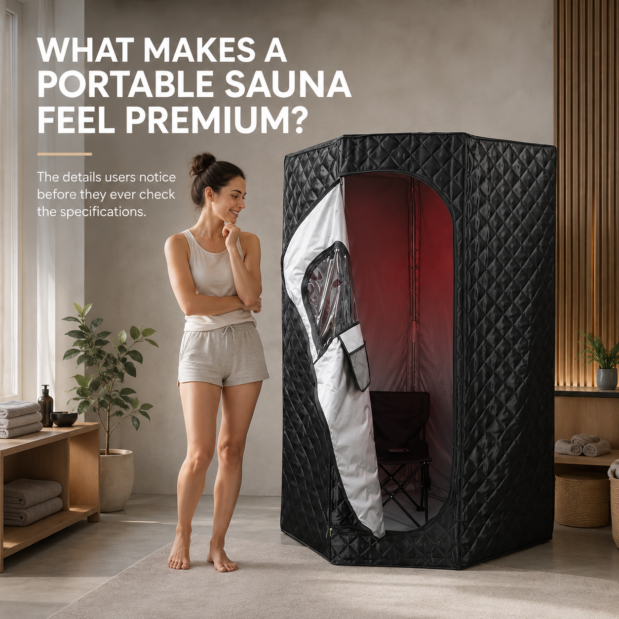 What Makes a Portable Sauna Feel Premium? The Product Details Users Notice First