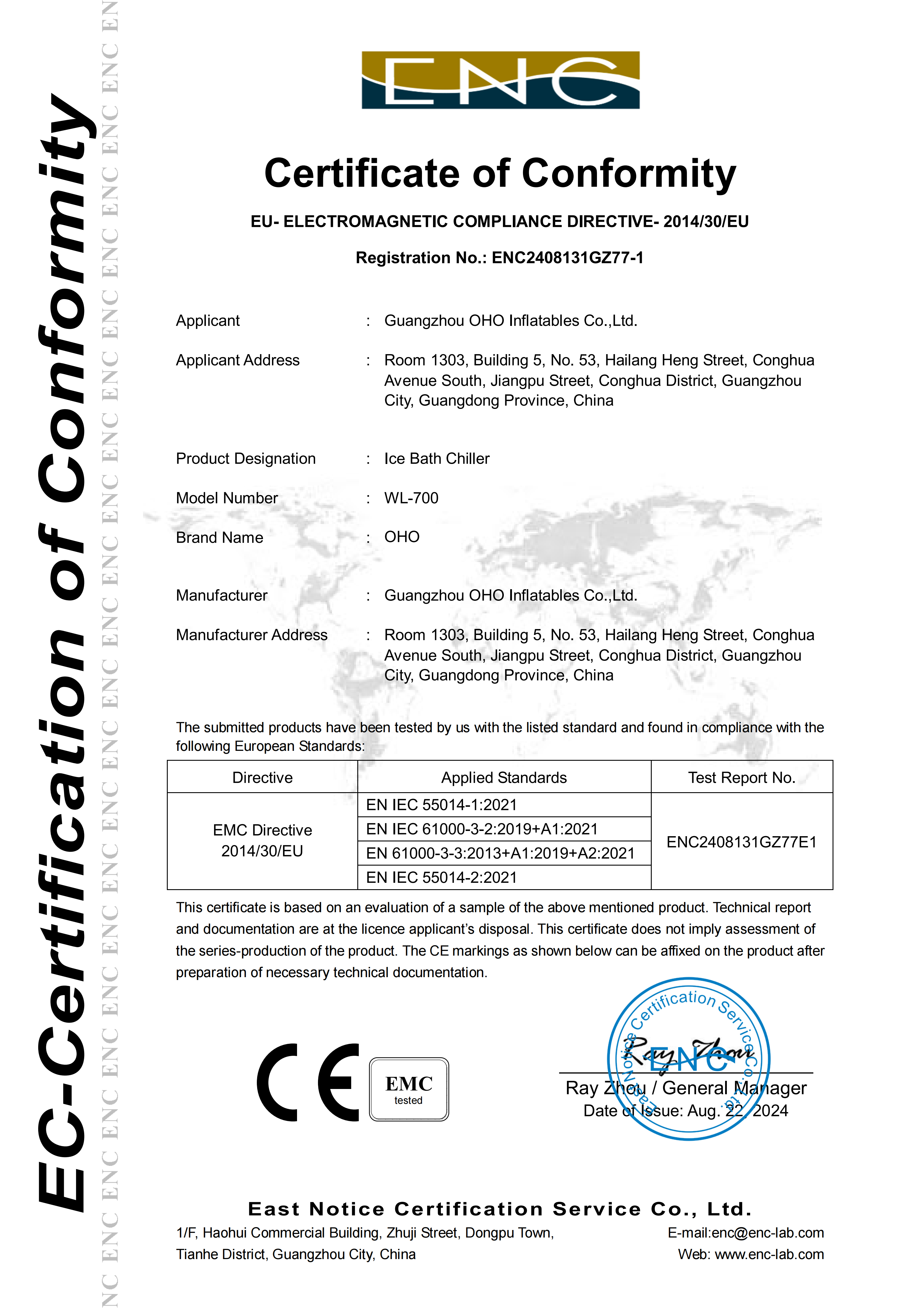 Certifications 