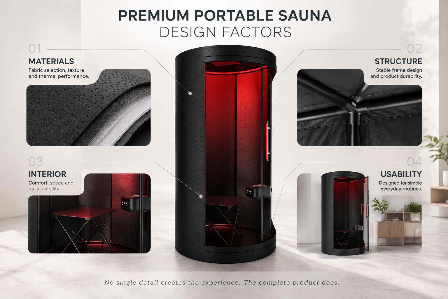 Premium Portable Sauna Design Factors.png
