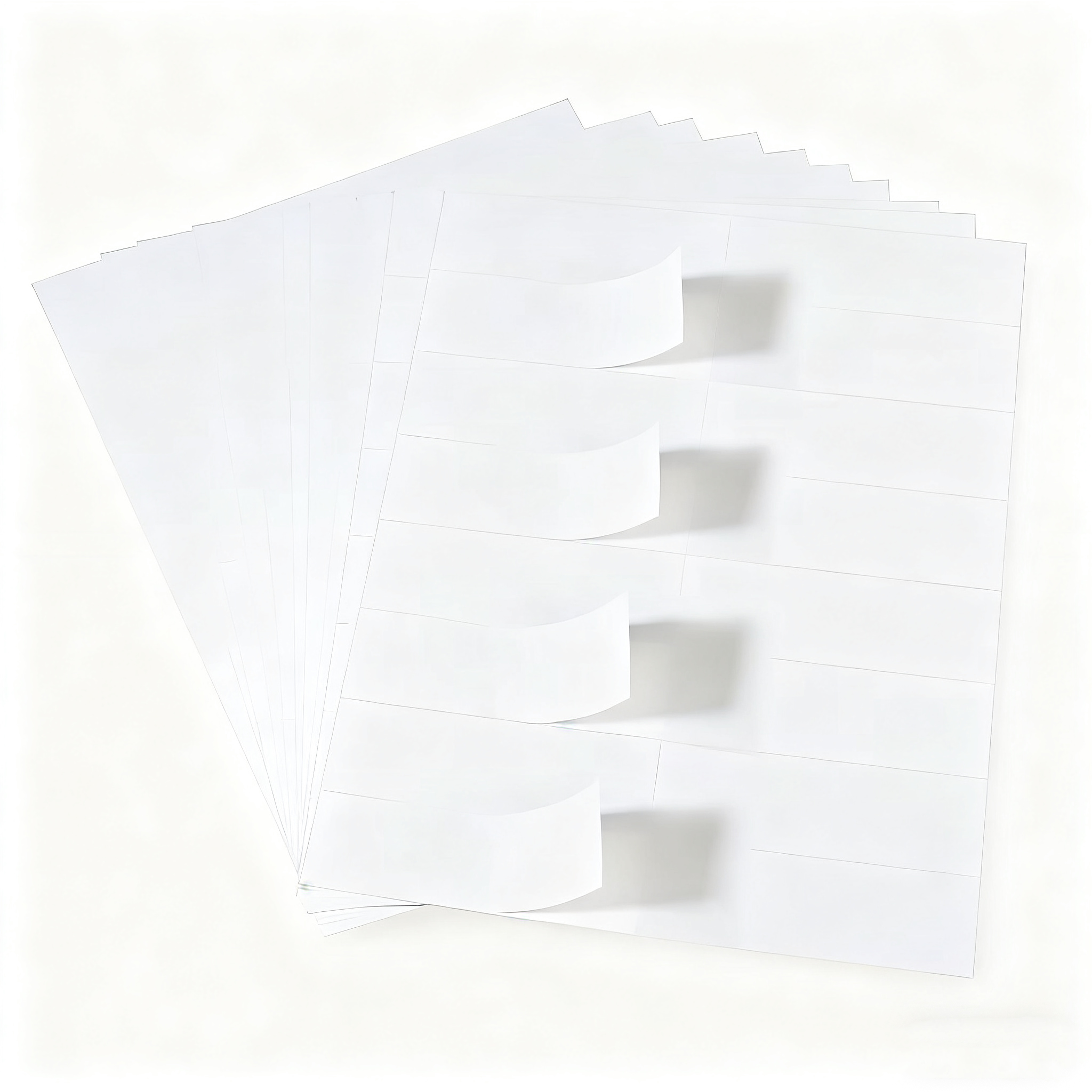 Foglio Etichette Formato A4 Opaco in Carta Vellum Woodfree Etichetta Barcode Foglio Etichette A4 8,5x11pollici per Stampante Laser e Inkjet