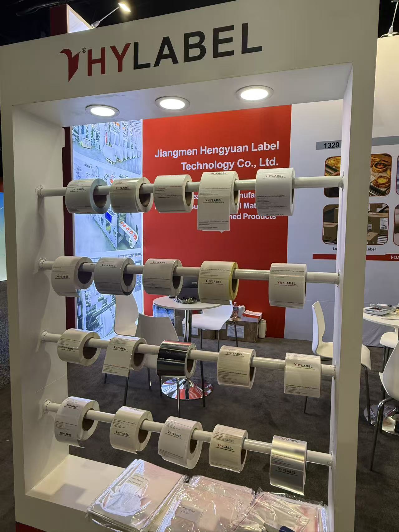 1. Grand Debut, Displaying Full Range of Self-Adhesive Labels