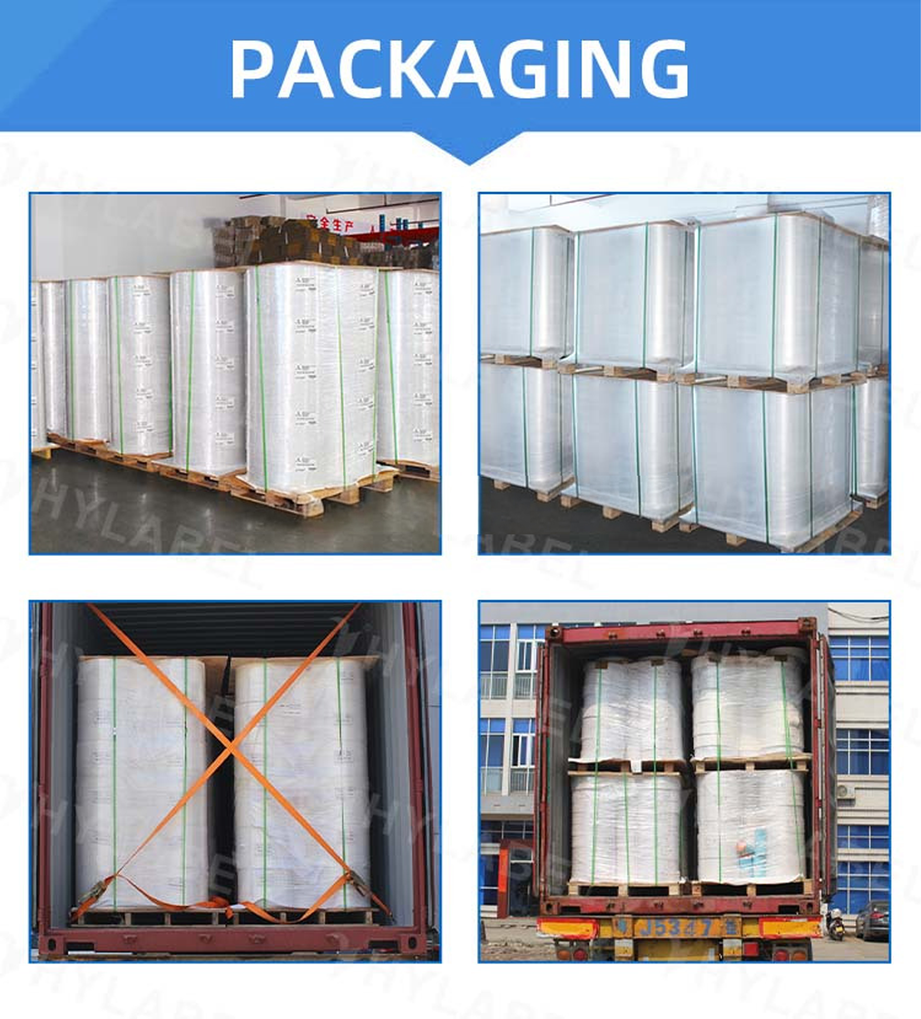 Self Adhesive Synthetic Glossy Paper Label Polyester PET White Film Label Paper Jumbo Roll1.png