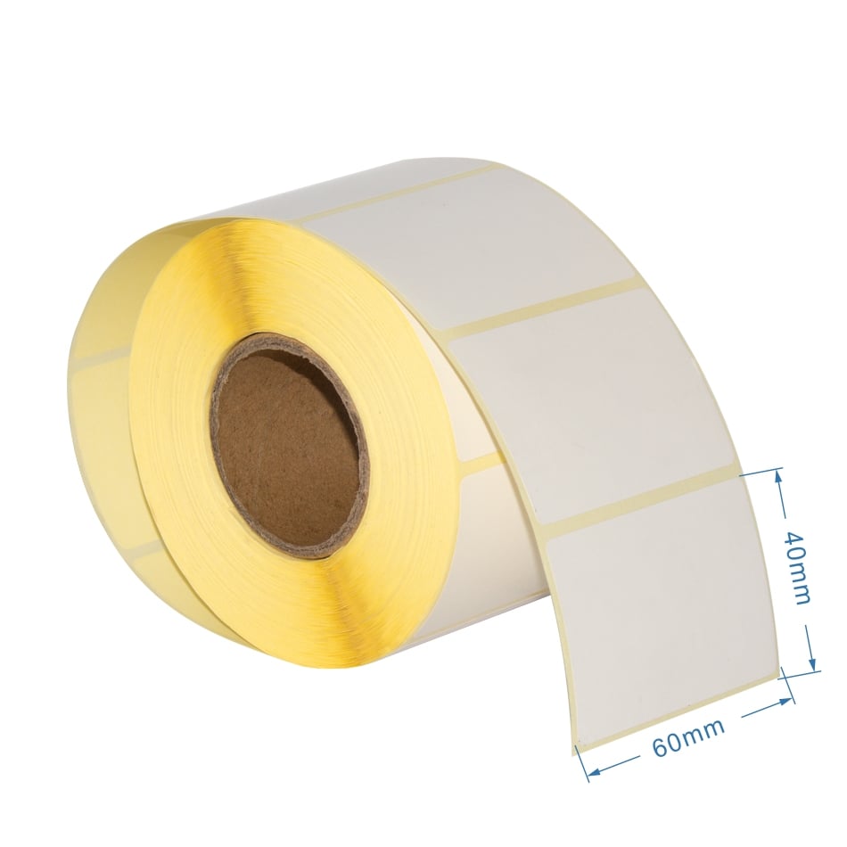 Self Adhesive Label 60*40Direct Thermal Barcode Label 58*40 Supermarket Price Label