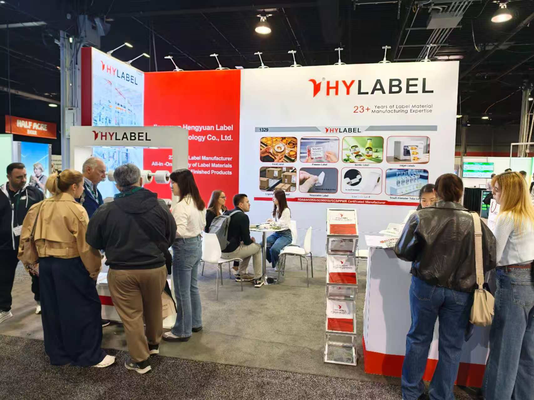 1. Grand Debut, Displaying Full Range of Self-Adhesive Labels