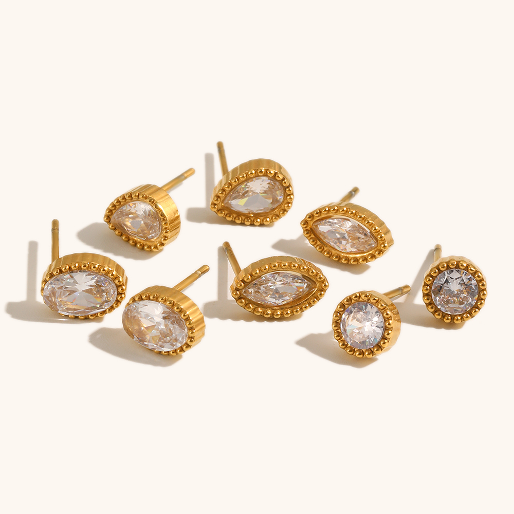dainty zircon tassel earring-4