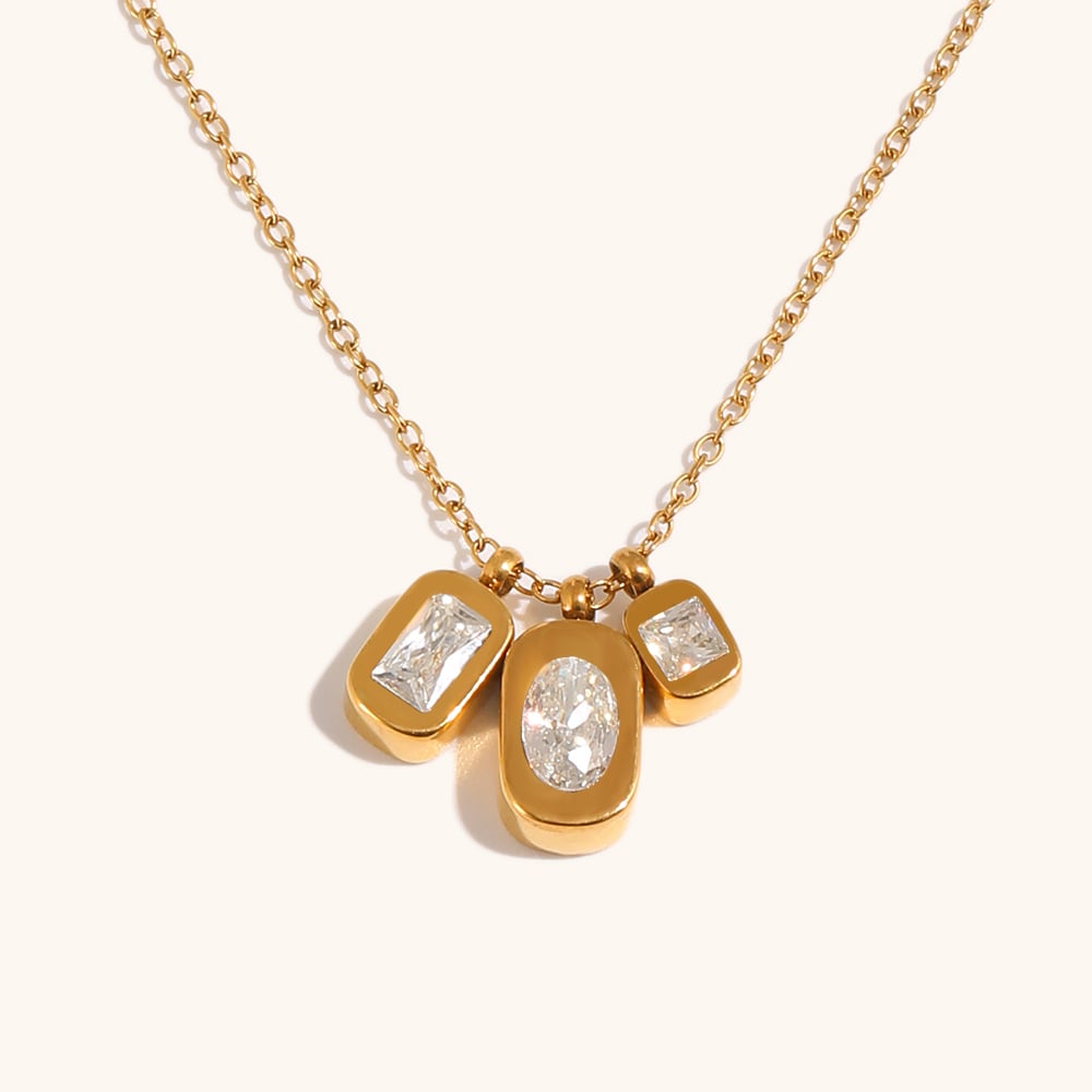 twisted zircon stud earring-1