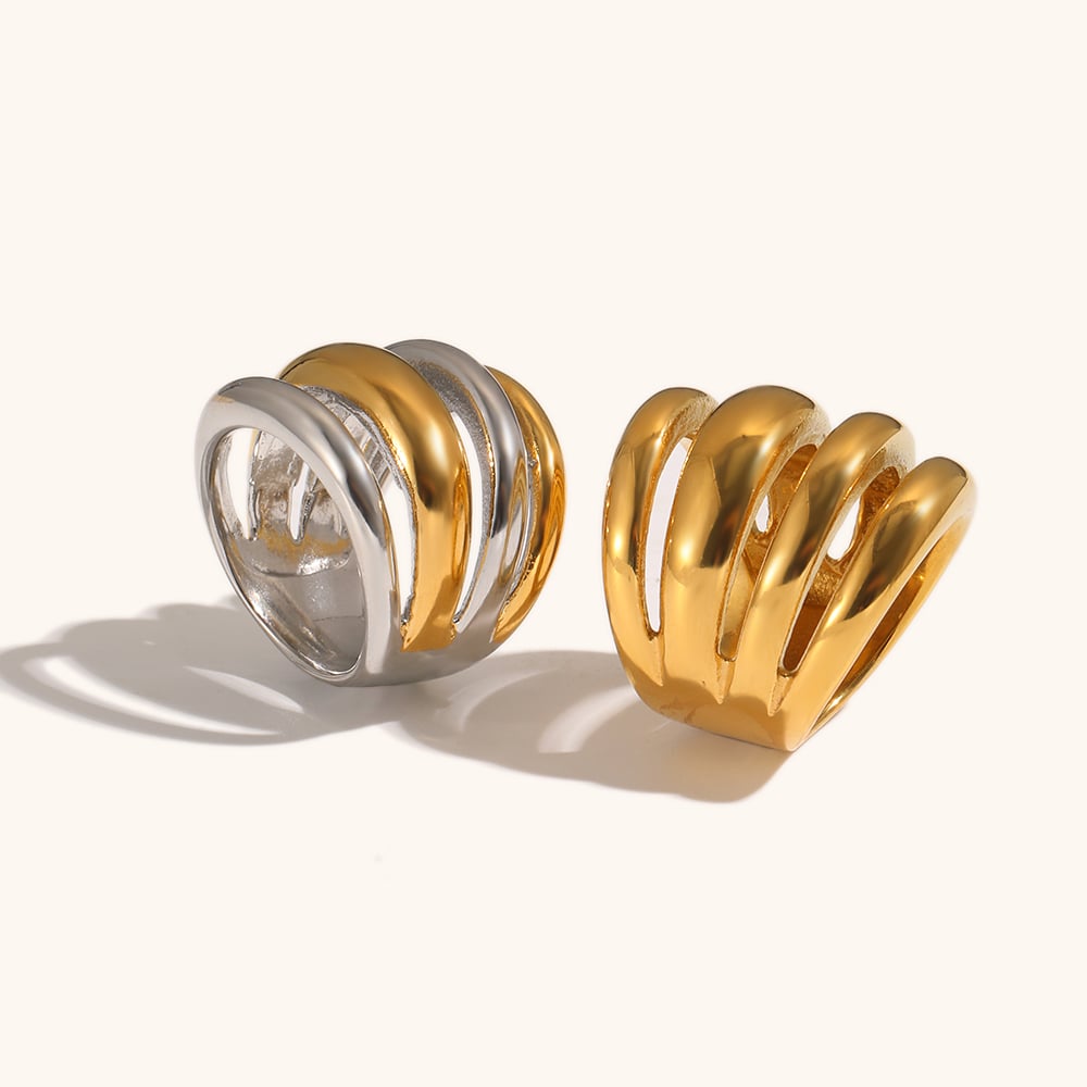 vintage zircon sun signet ring-4