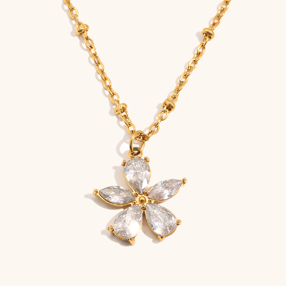 imitation pearl gold plated ring bracelet-5