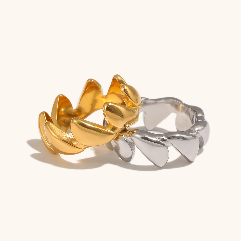 18k Gold Plated Stainless Steel Ring