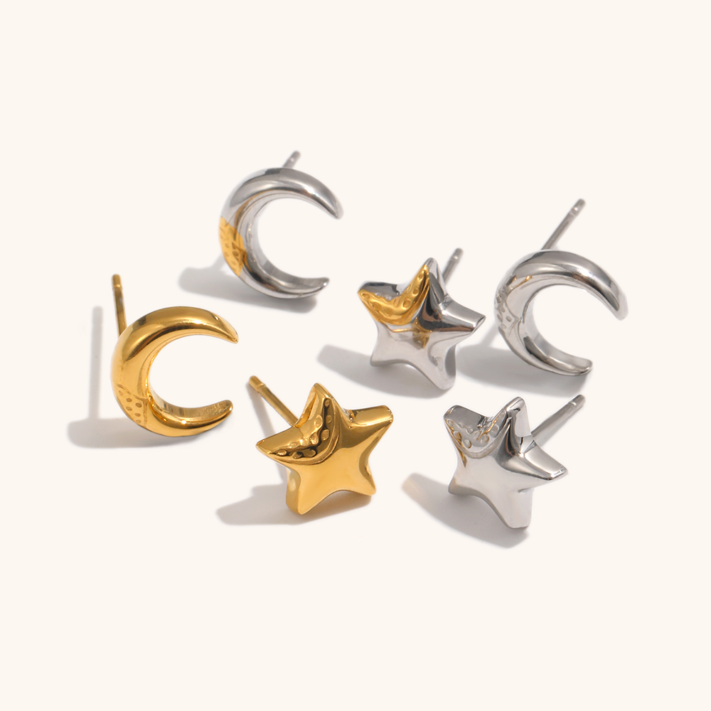 18k gold plated stainless steel shell design pendant-6