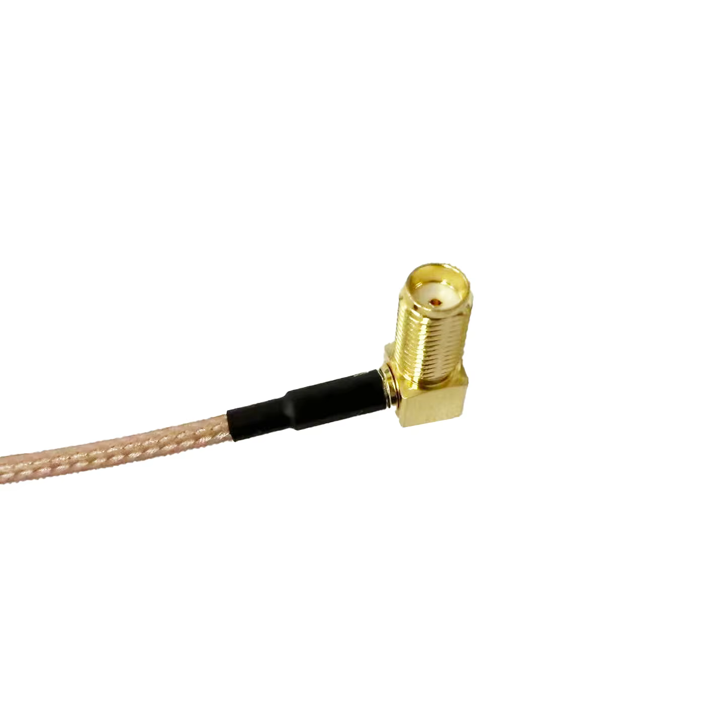 Copper SMA-KW-RG316-SMA-KW RG316 Cable Assembly SMA Angle Female to SMA Female Angle Connector factory