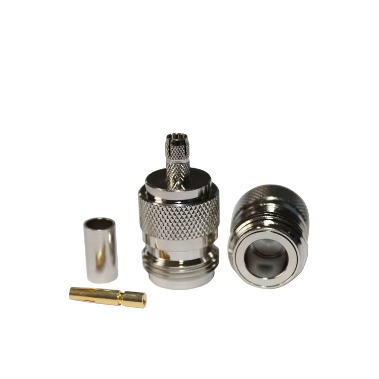 Manufacturer Supplies N-C-K3 RF Coaxial Connectors N Type Straight Female Connector Crimp RG58 Cable Assembly