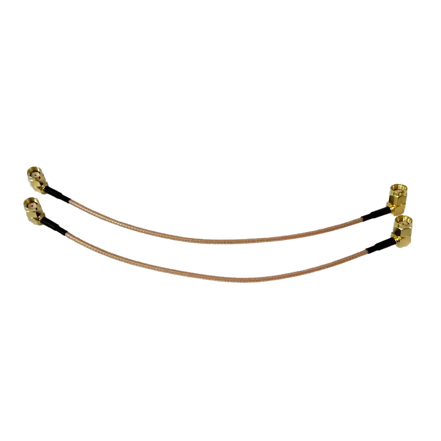 Factory Price RP SMA-JW-RG316-RP SMA-JW Cable Assembly RG316 Coaxial RP SMA Angle Male to Angle Male Connector manufacture
