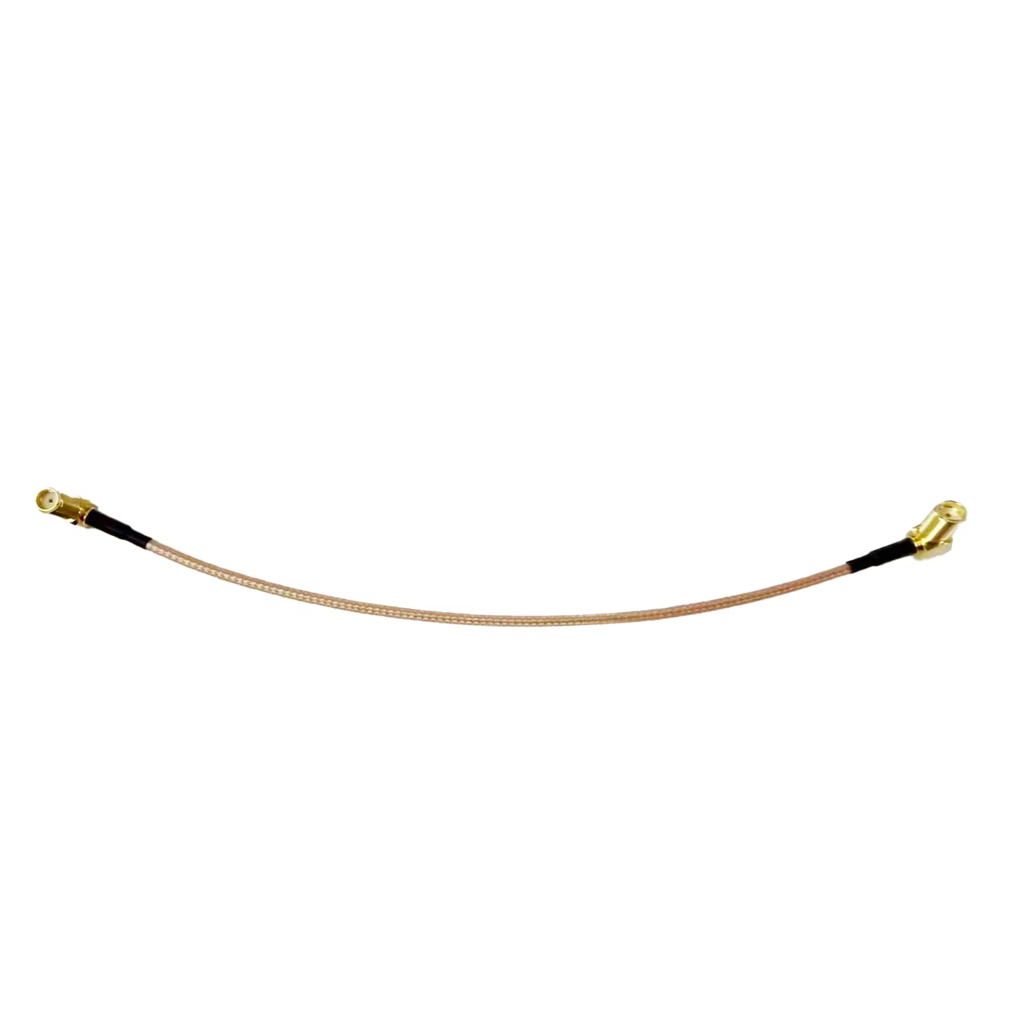 Copper SMA-KW-RG316-SMA-KW RG316 Cable Assembly SMA Angle Female to SMA Female Angle Connector factory
