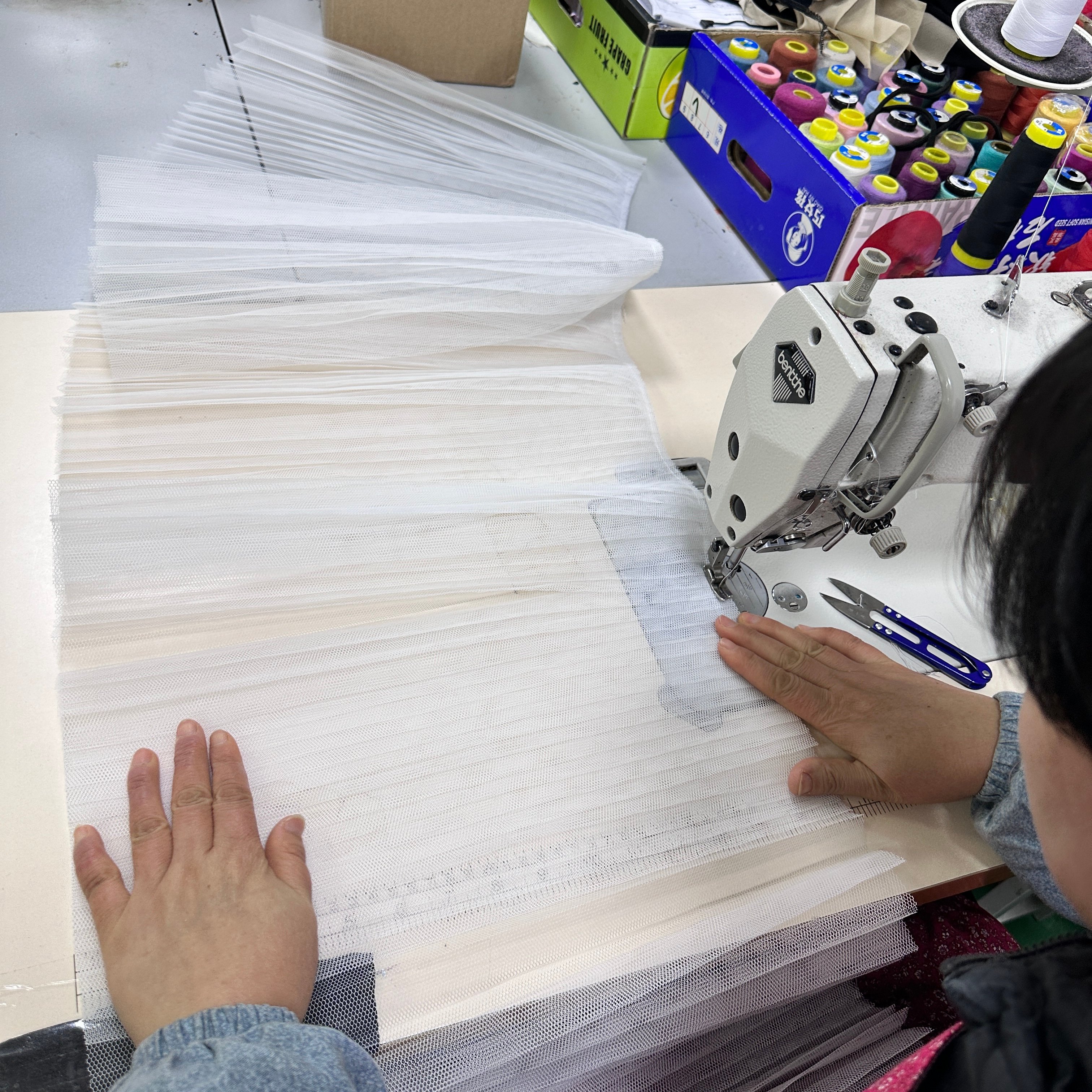 Hand-Layered Ballet Tulle