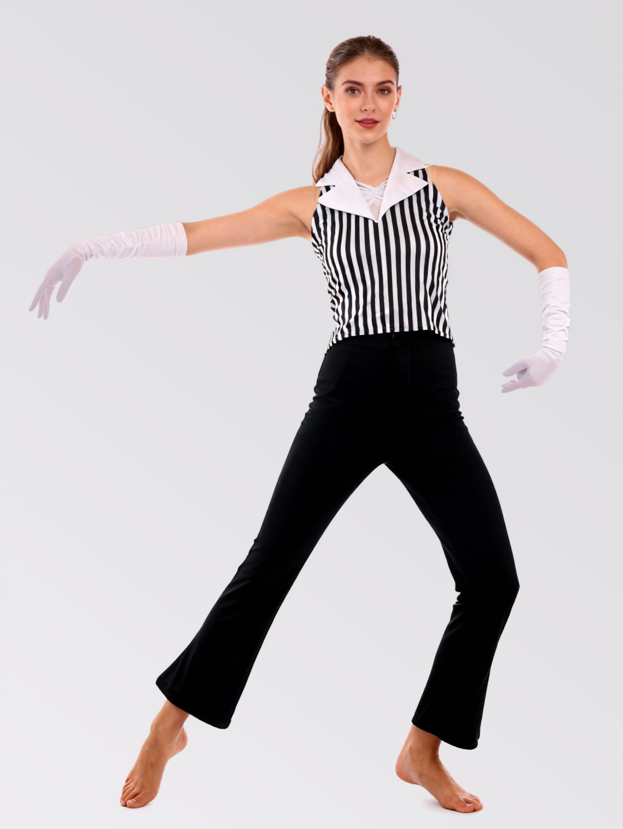 ANA-25008-Chicnoir-Black/White-Jazz/Tap
