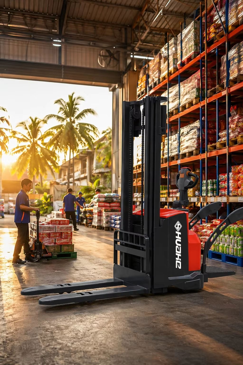 What Sets This Electric Pallet Stacker Apart