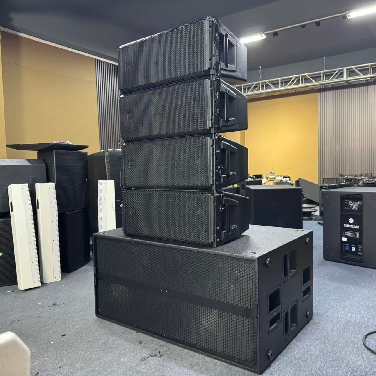 HDL-30A High Powerdul Dual 10 Inch Active Powered Two-way Line Array Speakers Sound System Stage Professional Audio
