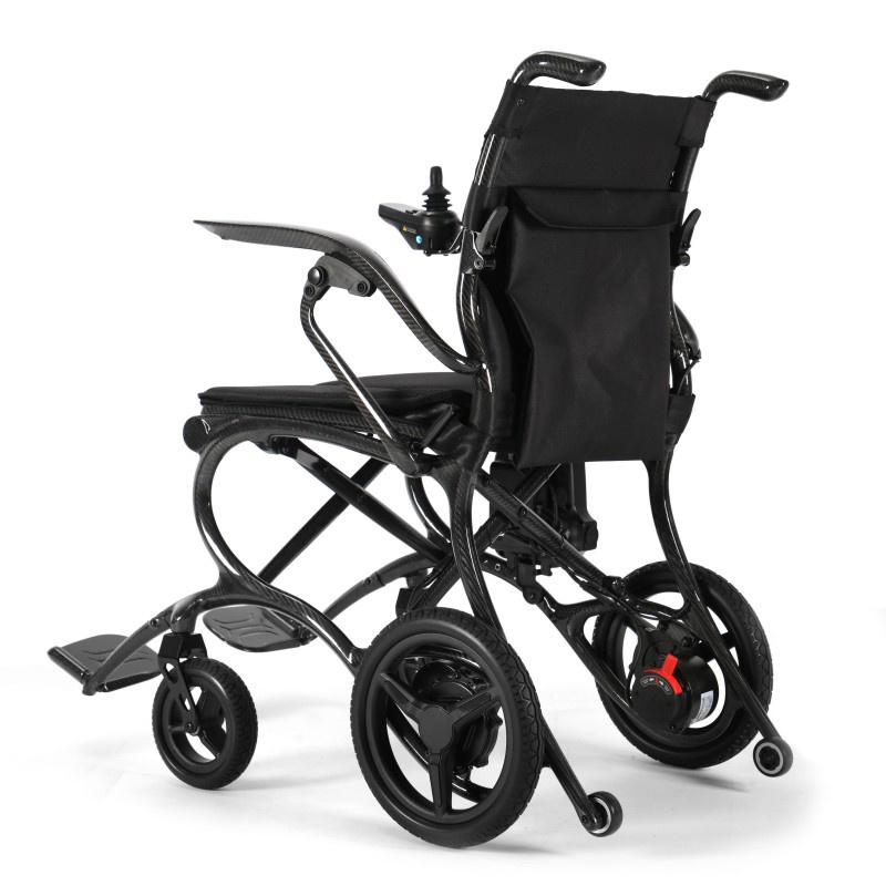 Lightweight Foldable Carbon Fiber Mobility Wheelchair for Travel