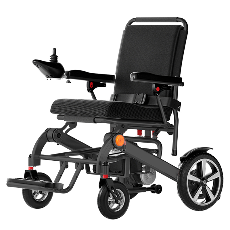 Multi-Angle Reclining Aluminum Electric Wheelchair for Elderly