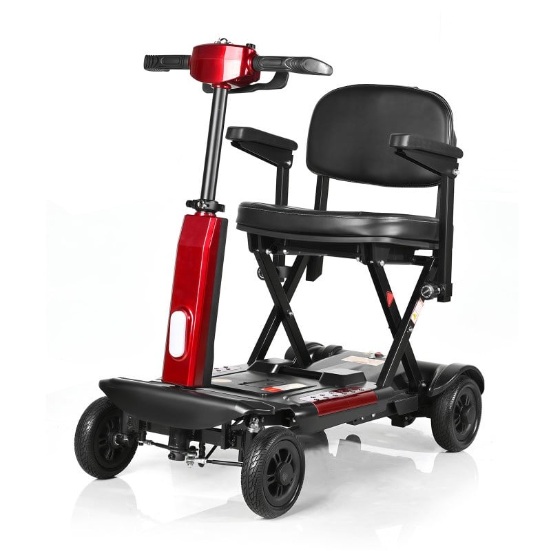 Quick-Release Battery Automatic Folding Mobility Scooter Remote Control