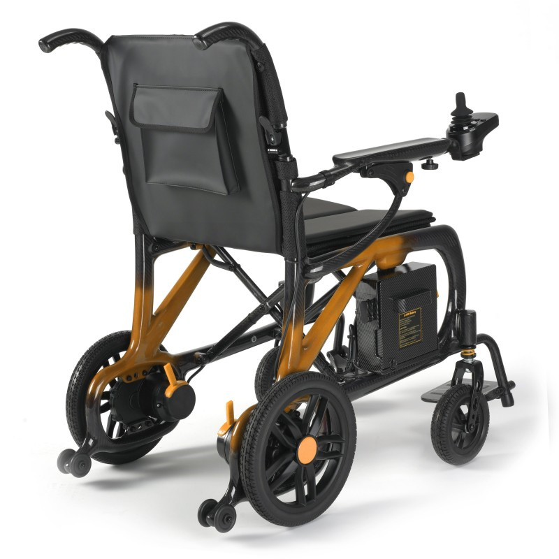 Ergonomic Carbon Fiber Electric Wheelchair with Brushless Motor