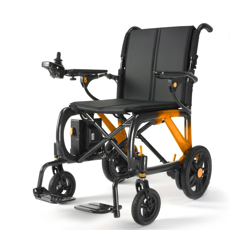 Ergonomic Carbon Fiber Electric Wheelchair with Brushless Motor