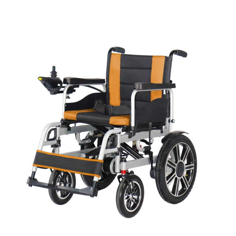 Lightweight High-Strength Steel Power Chair with Quick-Release Battery