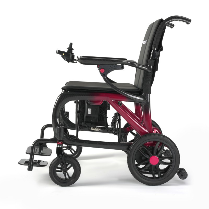 Ergonomic Carbon Fiber Electric Wheelchair with Brushless Motor