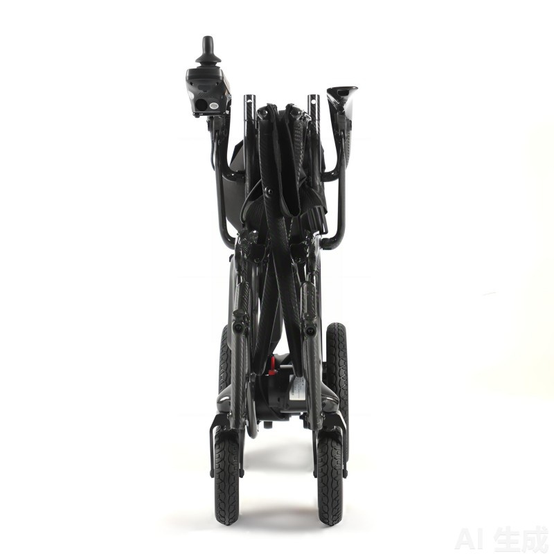 Lightweight Foldable Carbon Fiber Mobility Wheelchair for Travel
