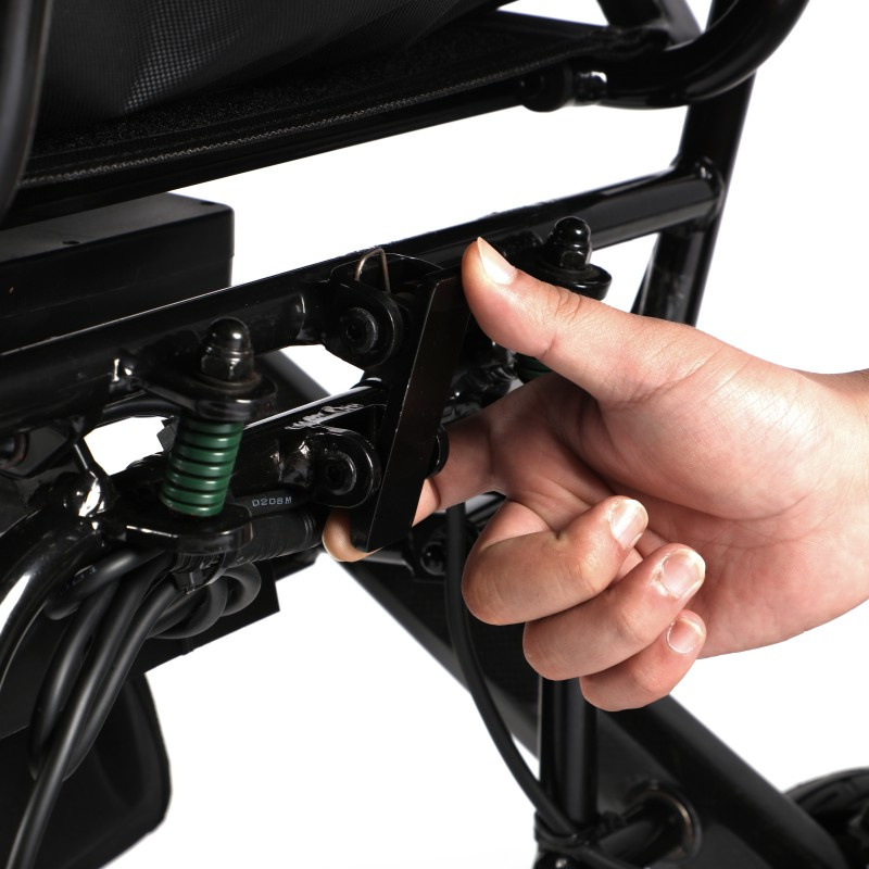 Portable Carbon Fiber Power Chair for Car & Plane | Lithium Battery